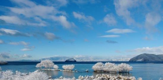 びわ湖冬景色